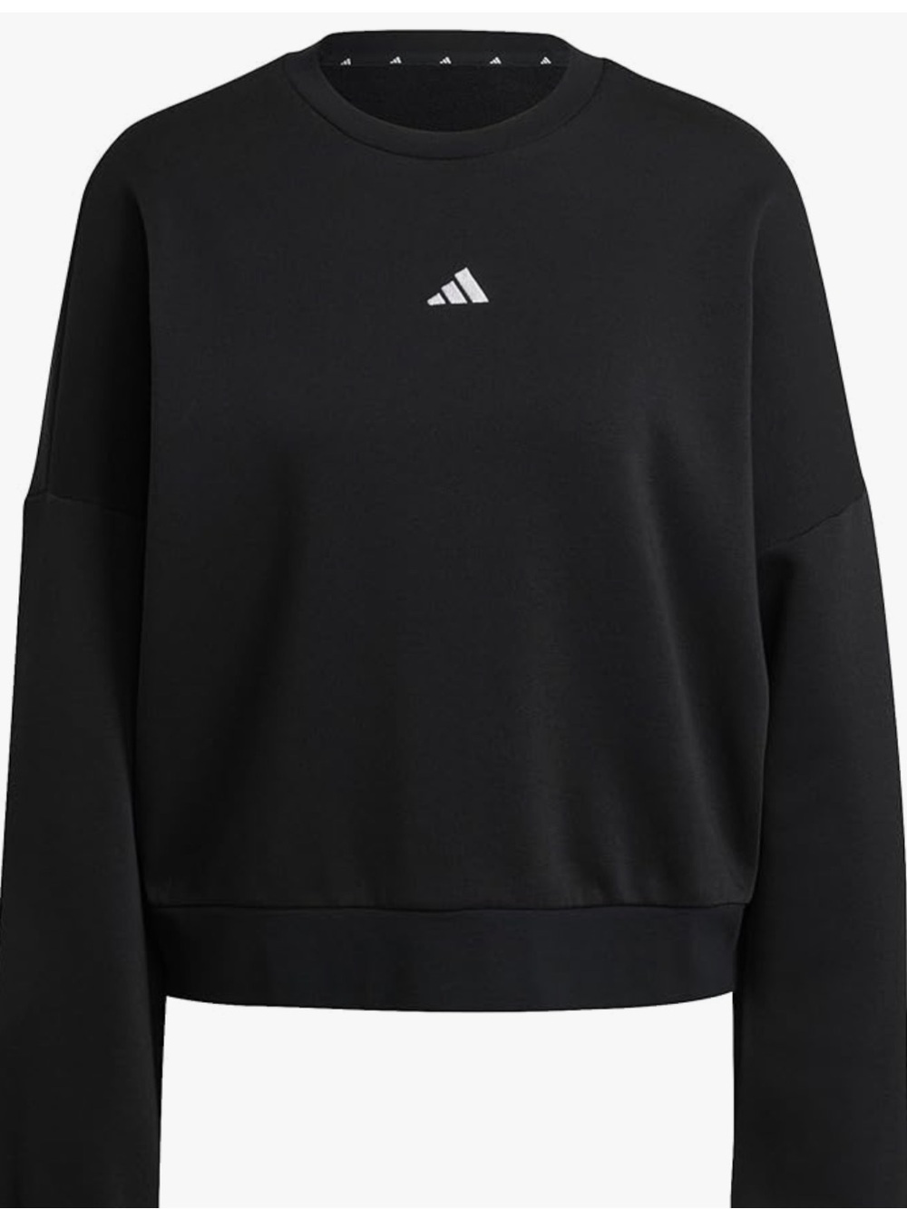 NWT adidas Essentials Soft Crewneck Sweatshirt Black Women’s Medium